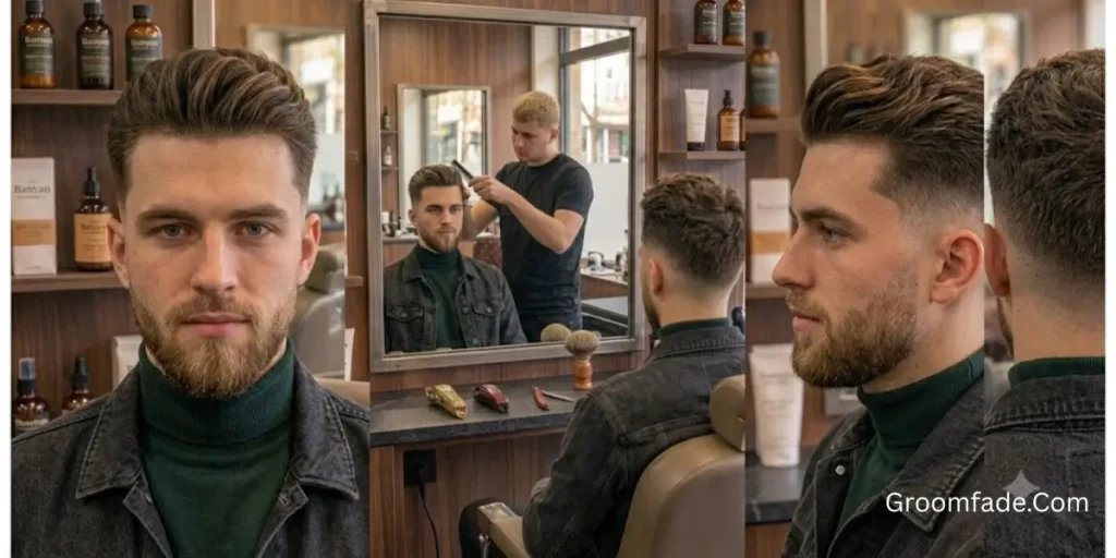  Barber for a Blowout Taper Fade