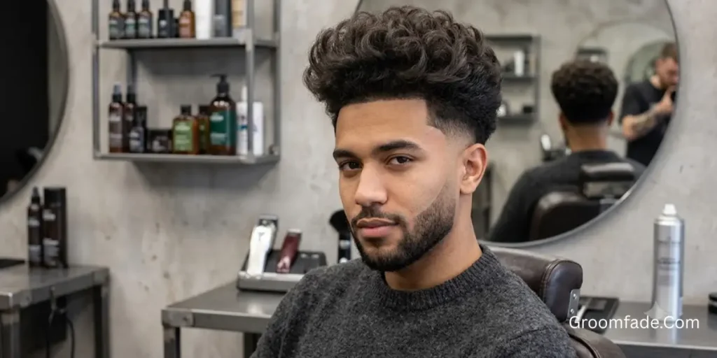 Blowout Taper Curly Hair