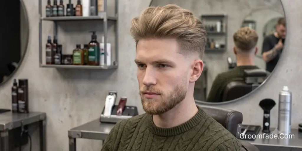 Blowout Taper Fade Straight Hair