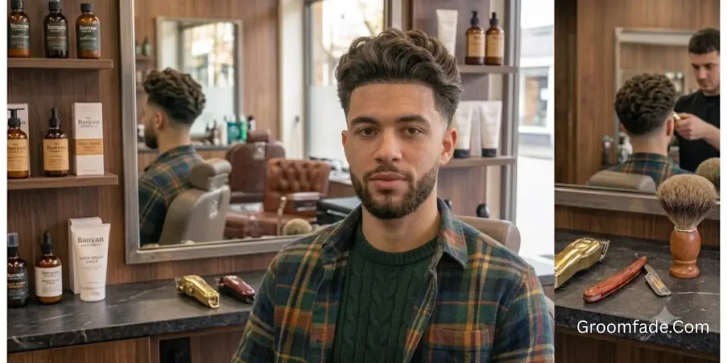 Blowout Taper Fade Wavy Hair