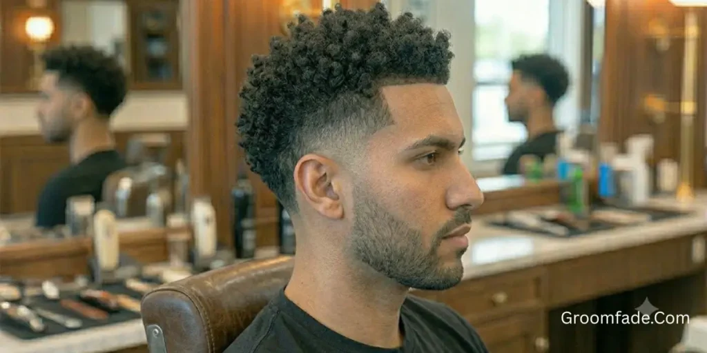 High Taper Fade with Beard
