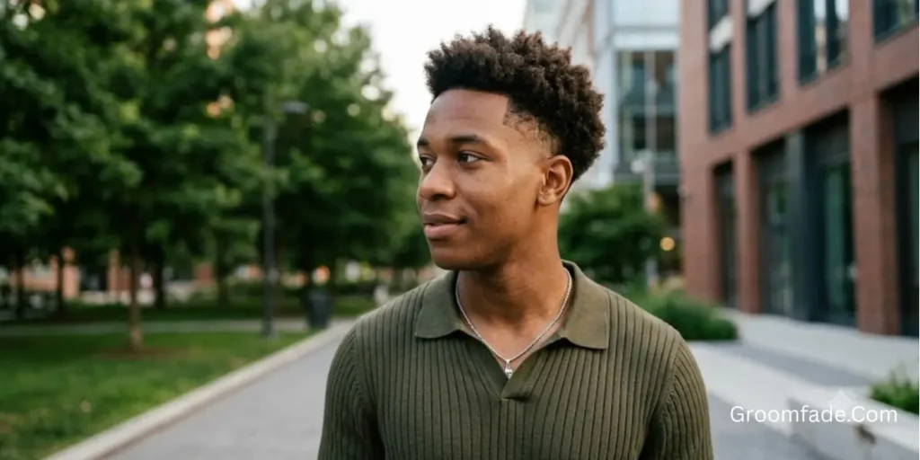 Low Taper Fade Black Male Hairstyles