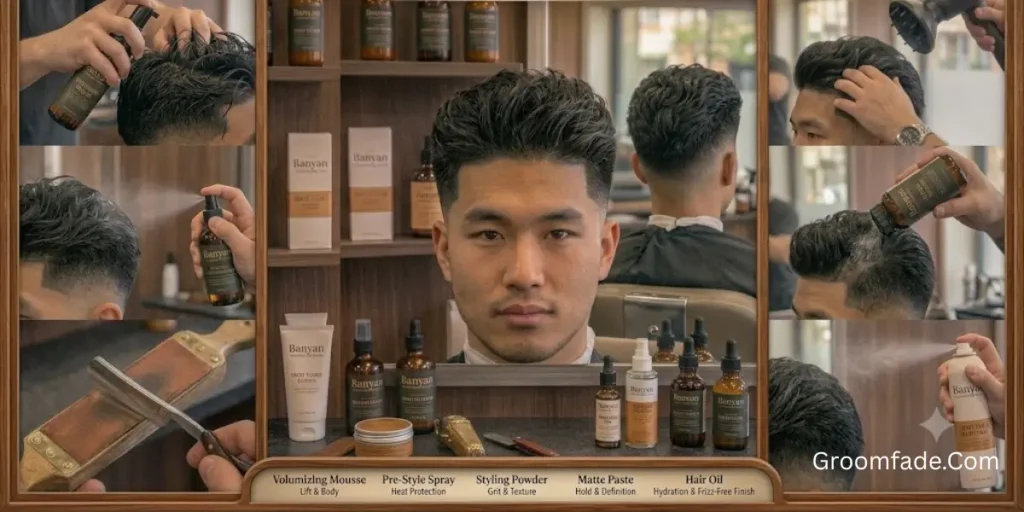 Products for a Blowout Taper Fade