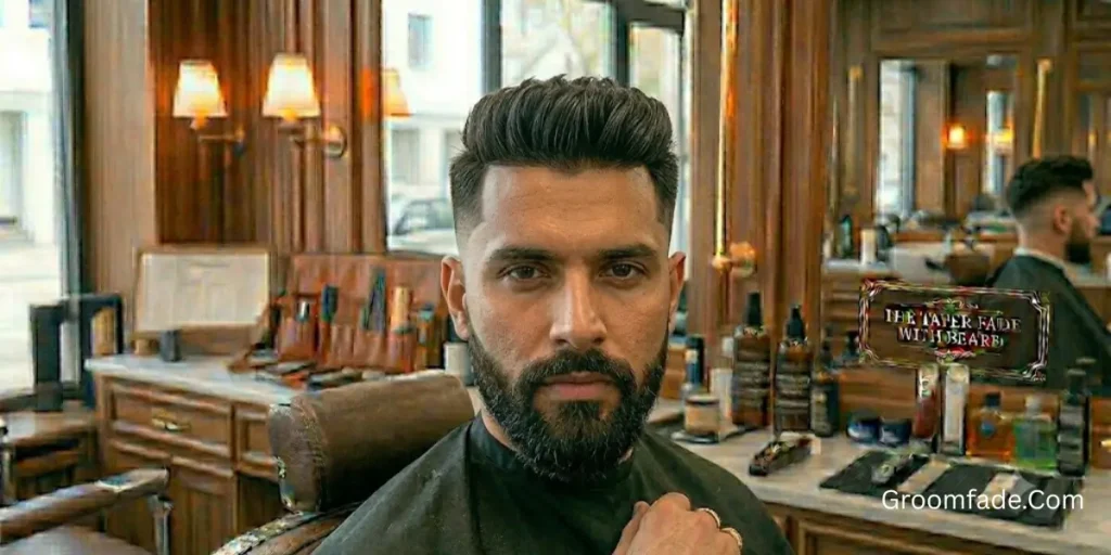 Taper Fade With Beard Indian Men