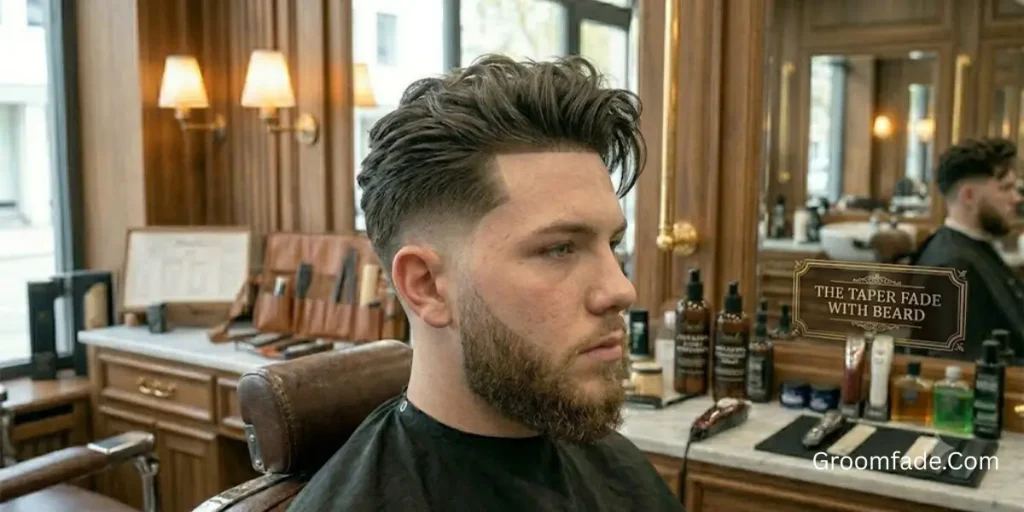 Taper Fade With Beard Is So Popular
