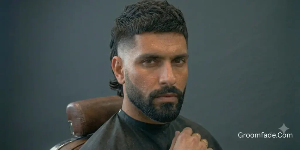 Taper Mullet Fade With Beard