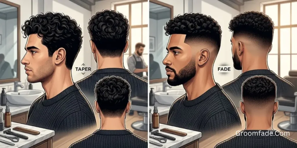 Taper vs Fade