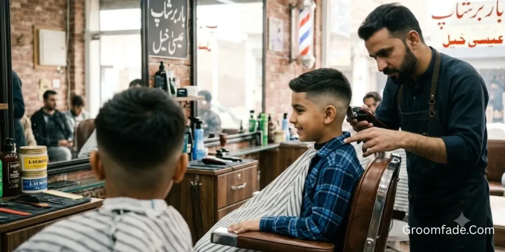 Bald Fade Haircut for Boys