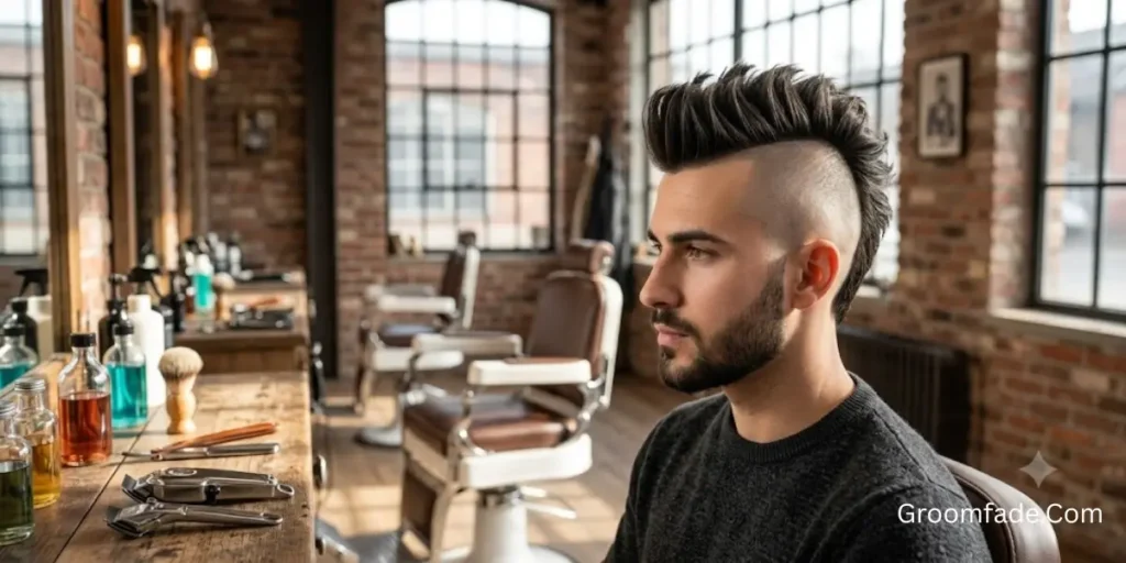 Bald Fade Long on Top