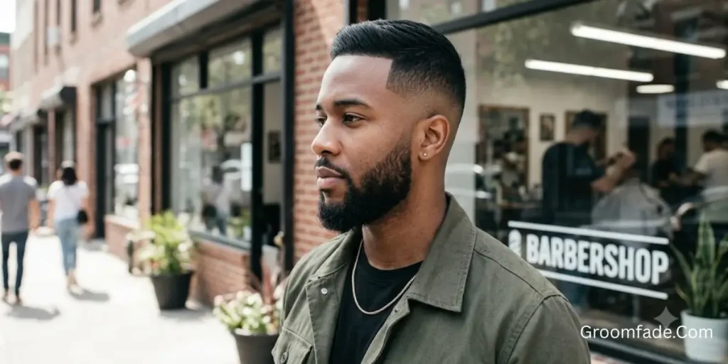 Bald Fade for Straight Hair