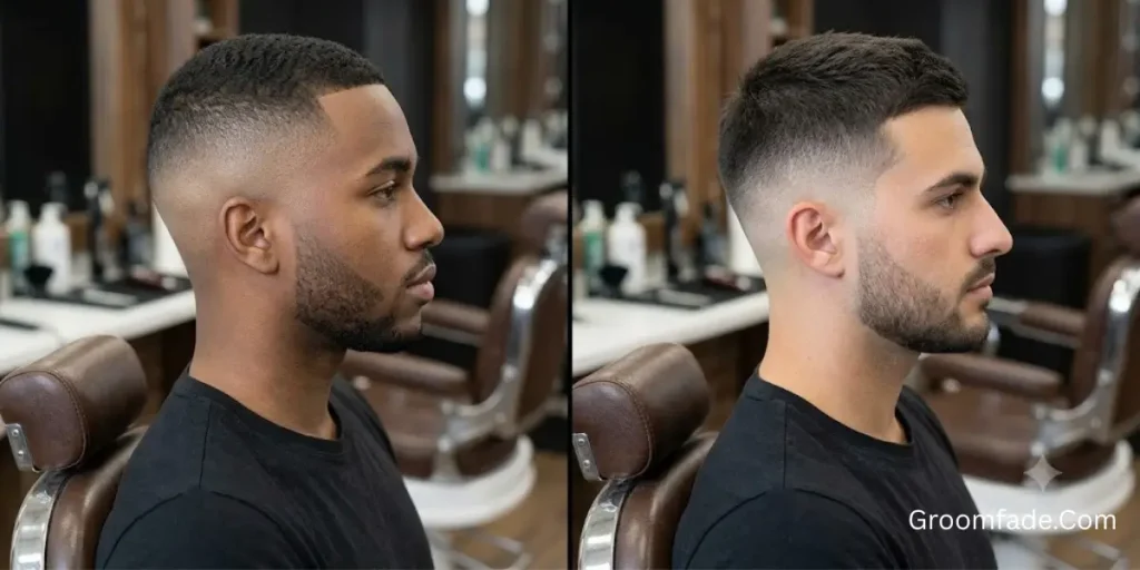 Bald Fade vs High Fade