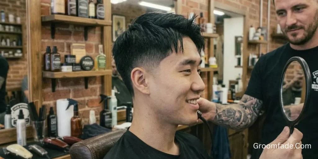 Barber for a Ninja Low Taper Fade