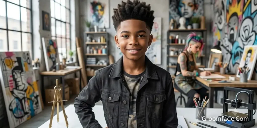 Boys Taper Fade Mohawk