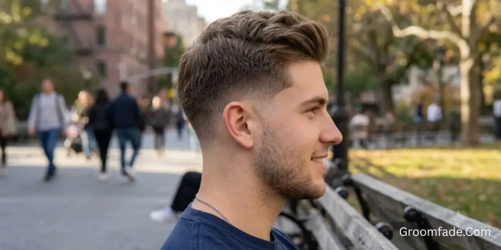 Burst Fade Medium Hair