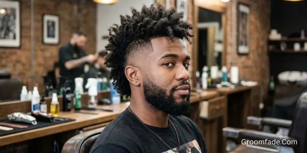 Burst Fade Mohawk