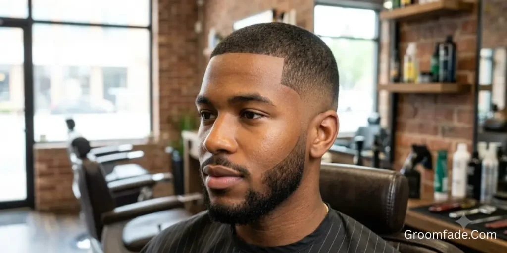 Buzz Cut Taper Burst Fade