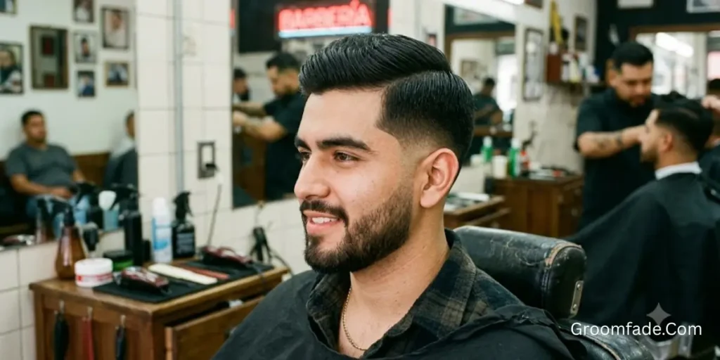 Classic Hispanic Mexican Low Taper Fade