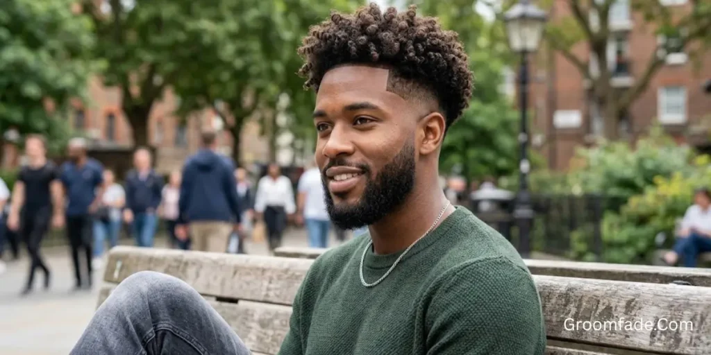  Curly Top Fade Haircut Styles for Men