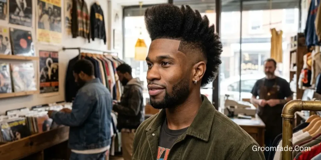 Drop Fade Mohawk