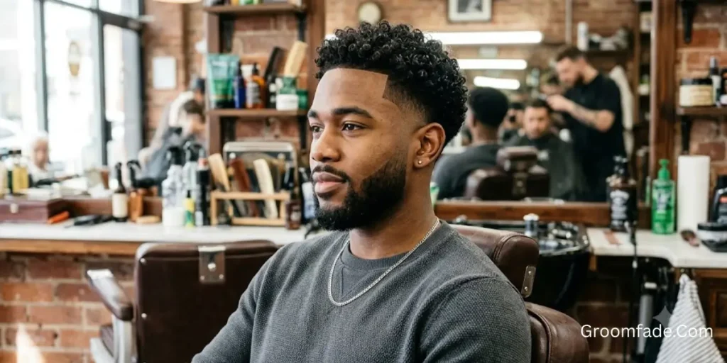Drop Fade with Curls