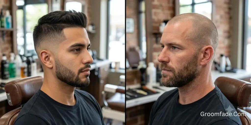 Fade vs Buzz Cut