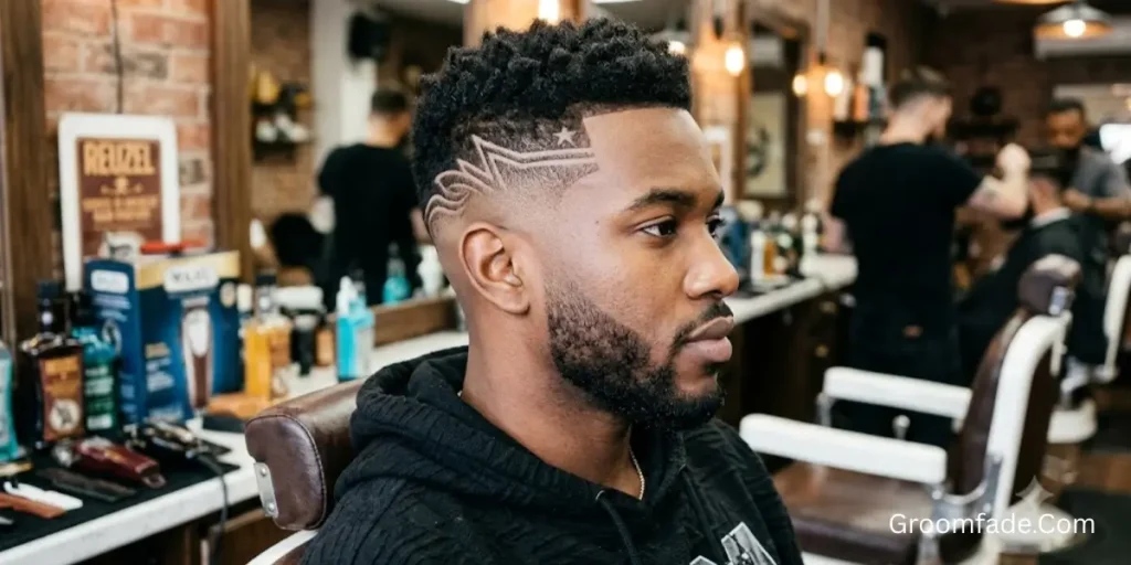 Fade with Hair Design
