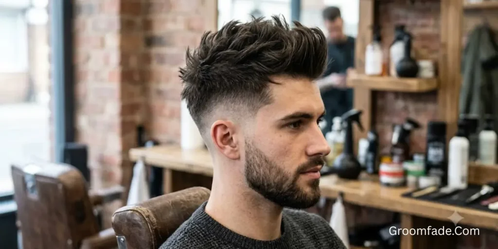 Faux Hawk Taper Fade