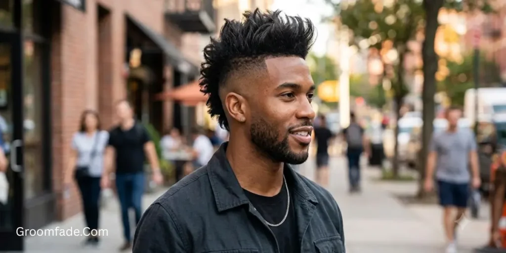 Faux Hawk With A Fade