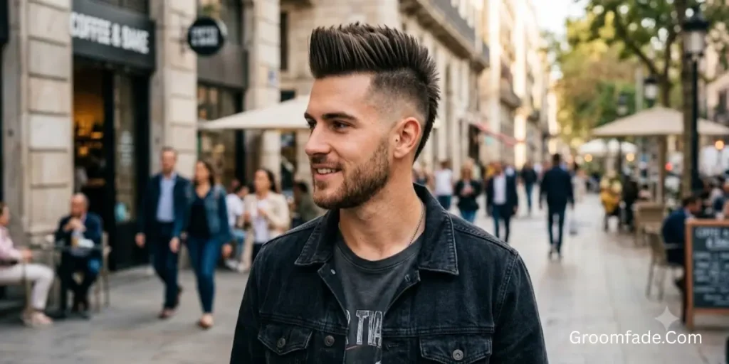 Faux Hawk With Straight Hair