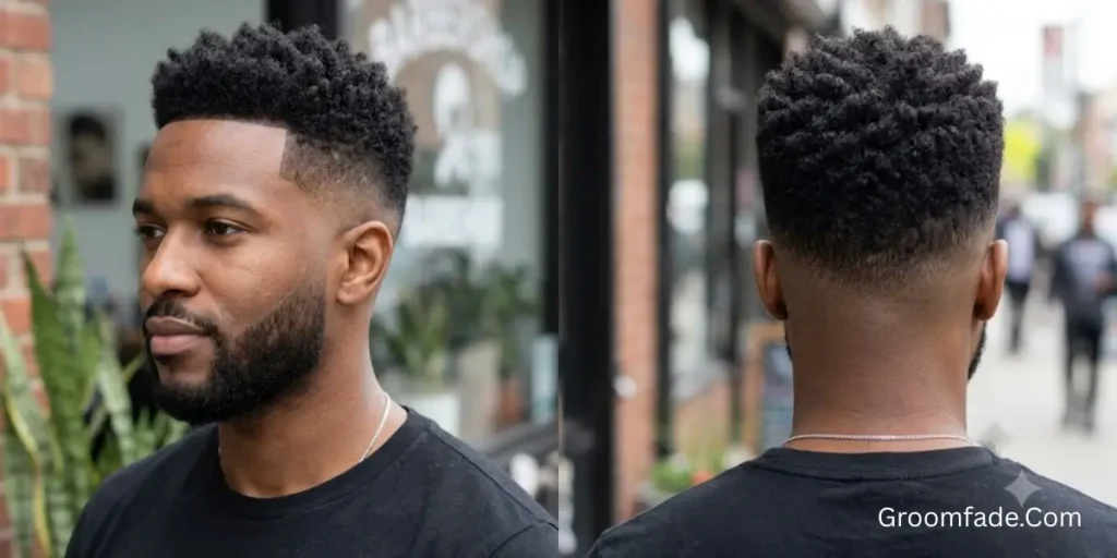 High Taper Fade 4C Hair