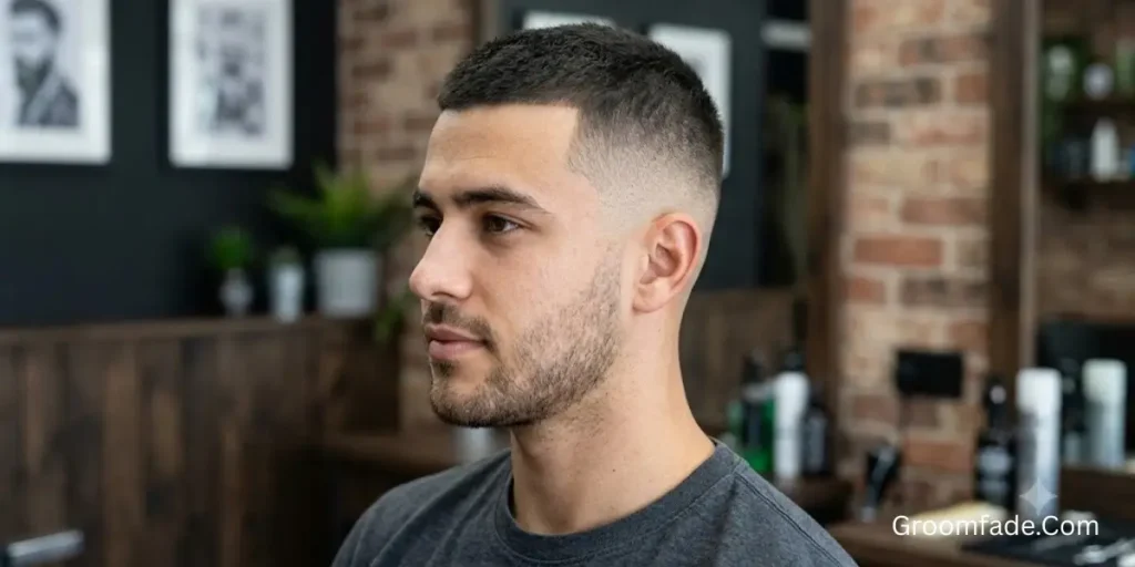 High Taper Fade Buzz Cut