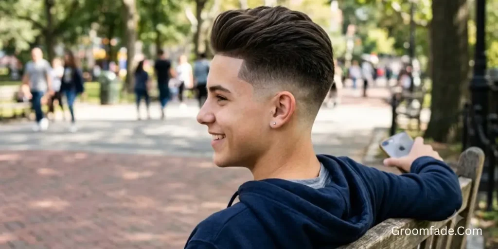 High Taper Fade Teen Style