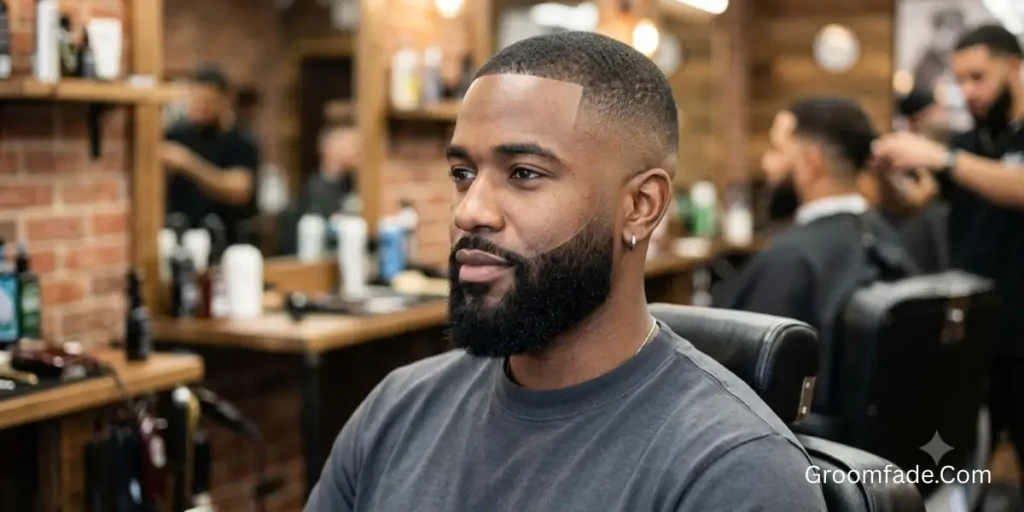 High Taper Fade with Beard