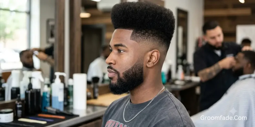 High Top Mid Taper Fade