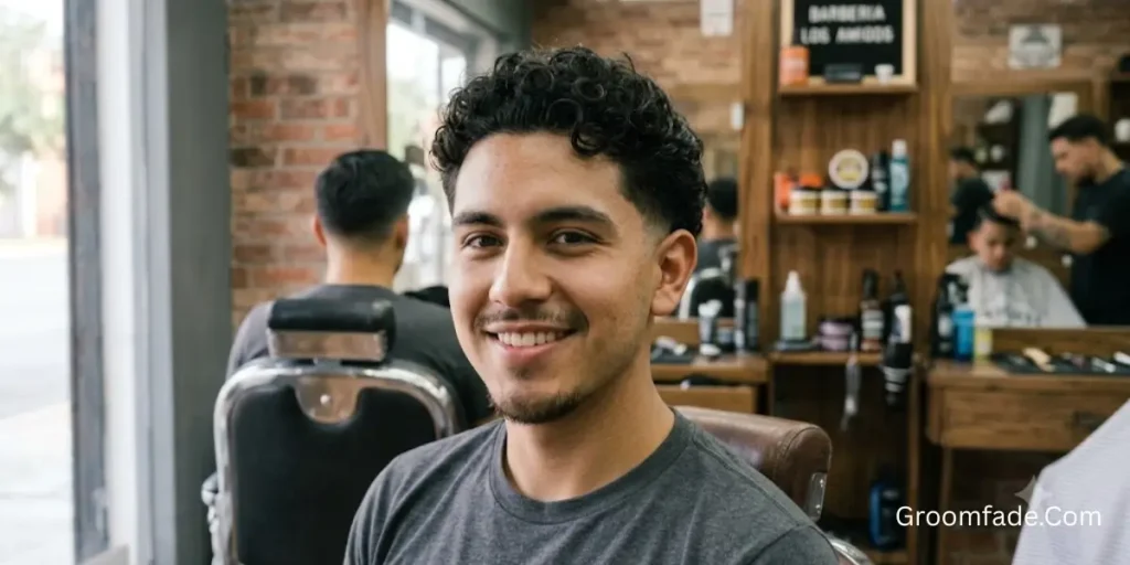 Hispanic Mexican Low Taper Fade for Thick Hair