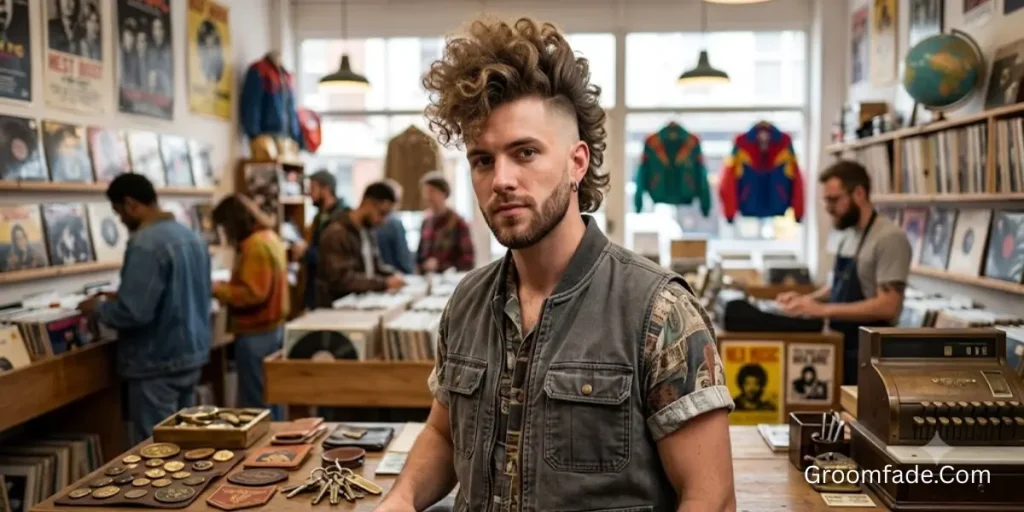 Long Mohawk Fade