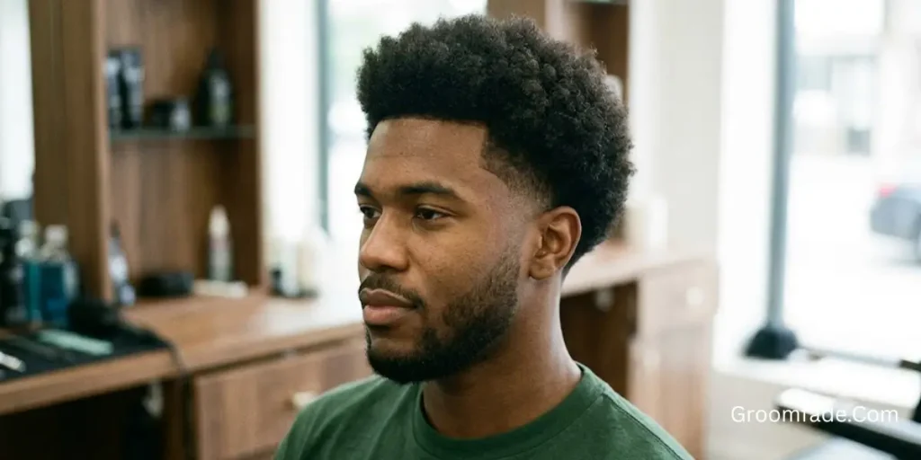 Low Taper Fade Afro