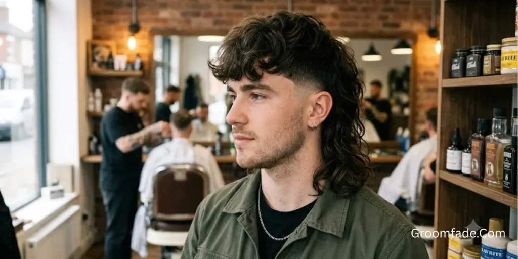 Low Taper Fade Mullet