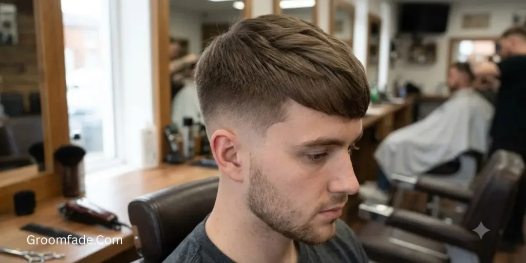 Low Taper Fade Straight Hair