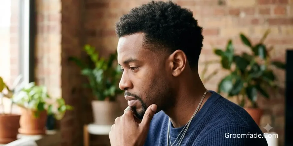 Low Taper Fade Thin Afro