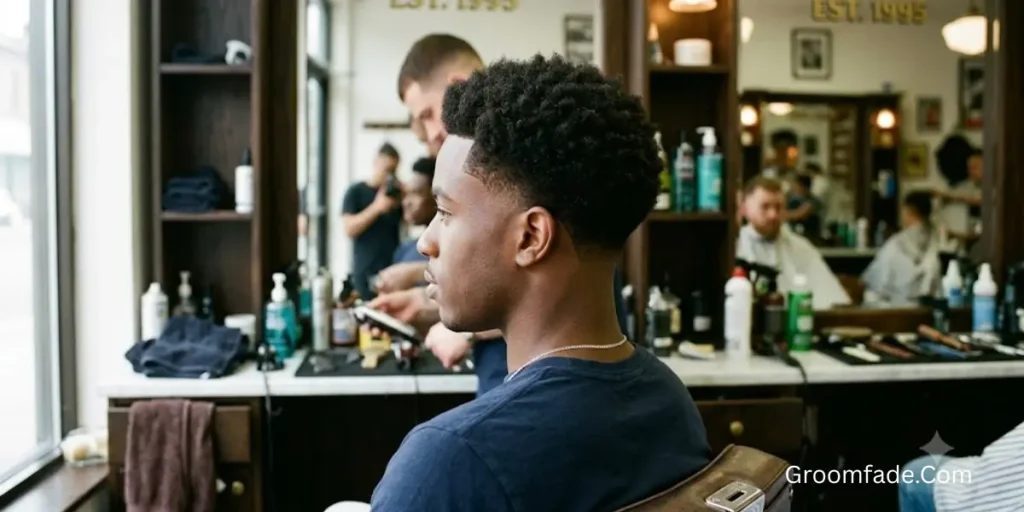 Low Taper Fade Works on Afro Hair