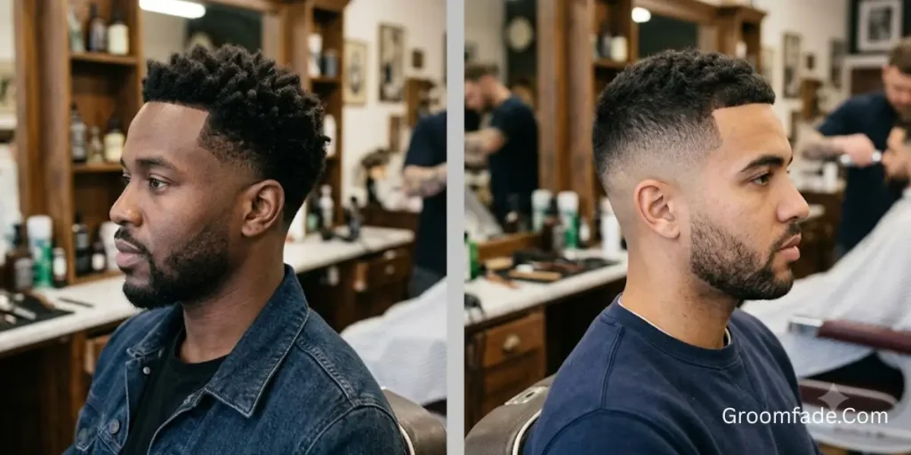 Low Taper Fade vs Regular Fade