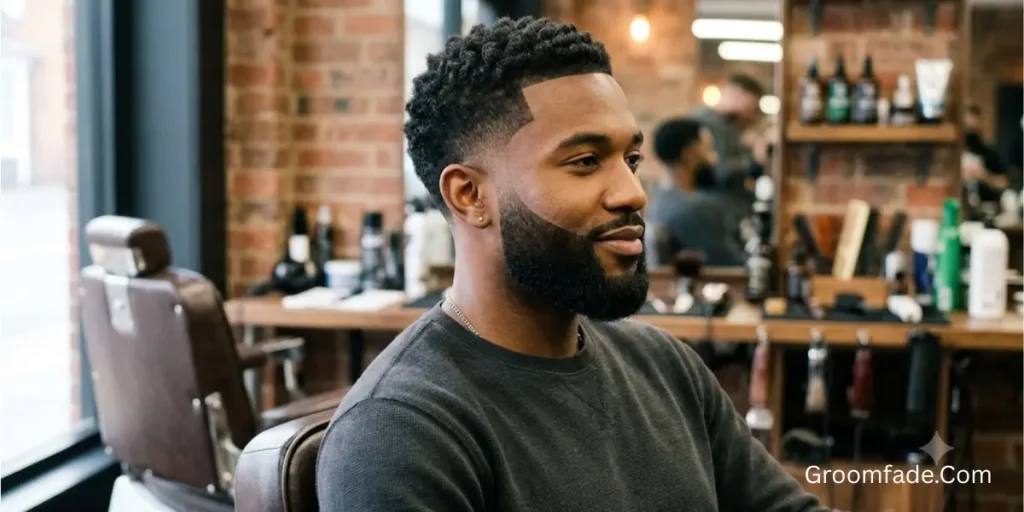 Low Taper Fade with Beard