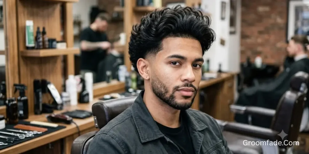Low Taper Fade with Blowout