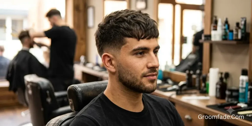 Low Taper Fade with French Crop