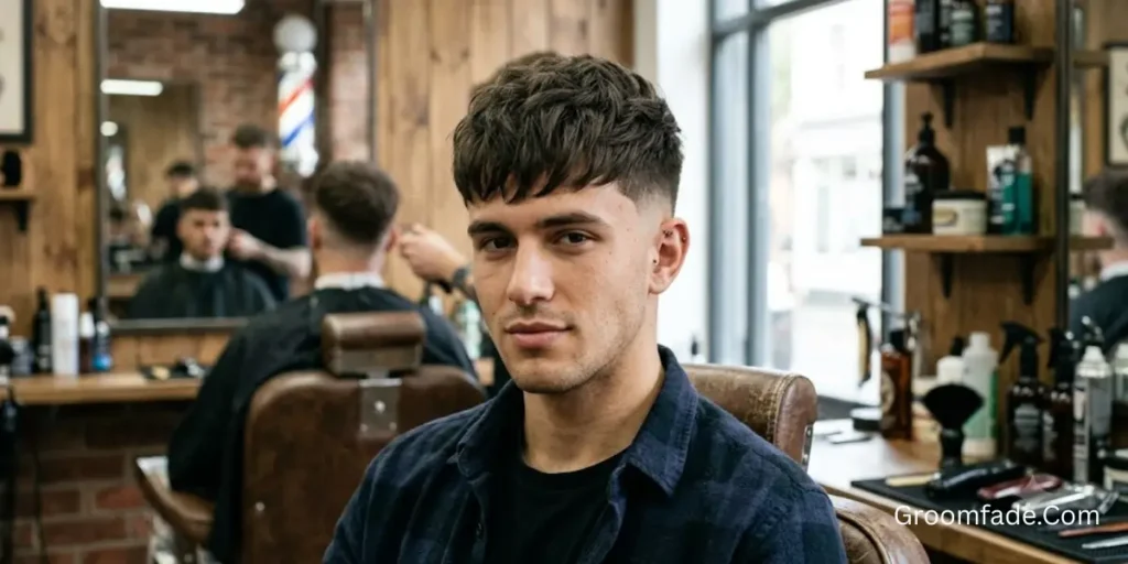 Low Taper Fade with French Crop