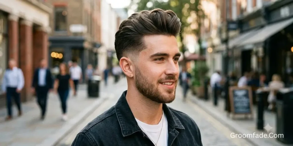 Low Taper Fade with Quiff