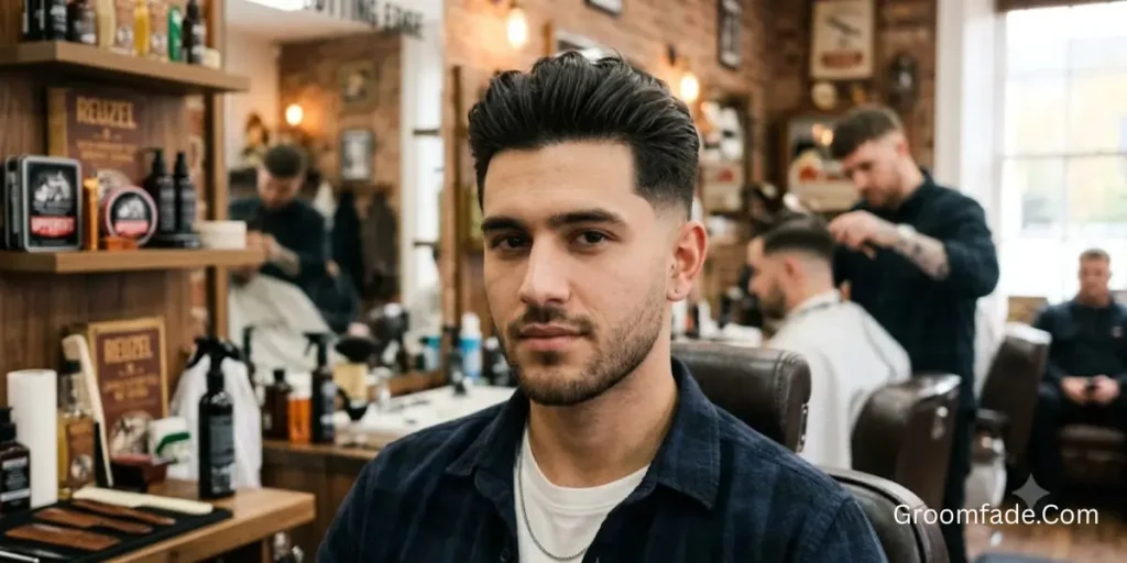 Low Taper Fade with Quiff