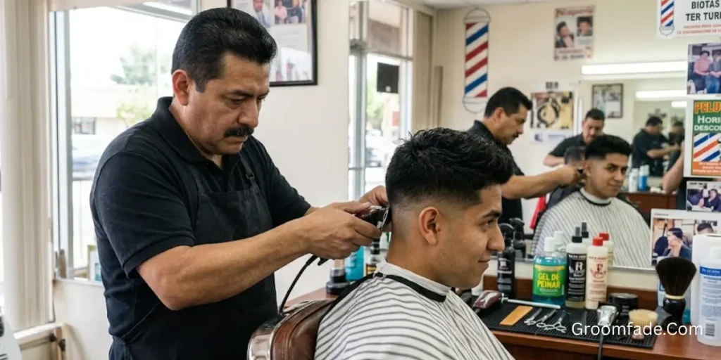 Maintain a Hispanic Mexican Low Taper Fade
