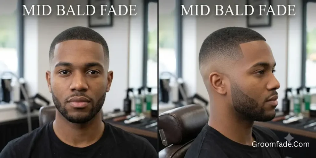 Mid Bald Fade Haircut